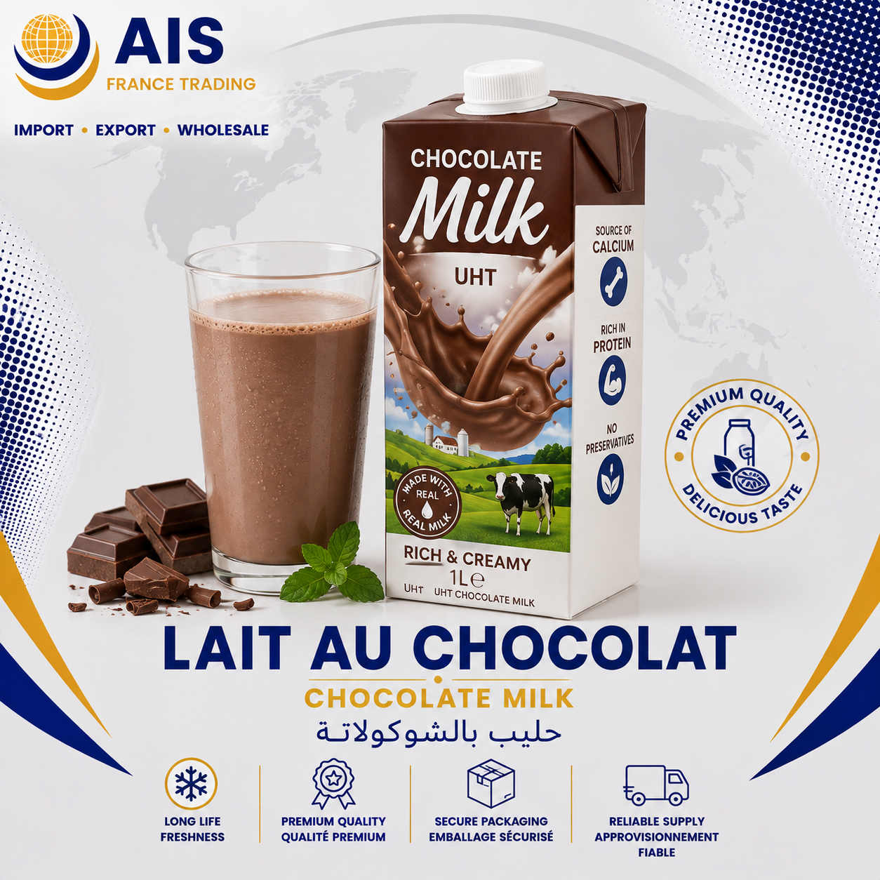 Lait chocolaté
